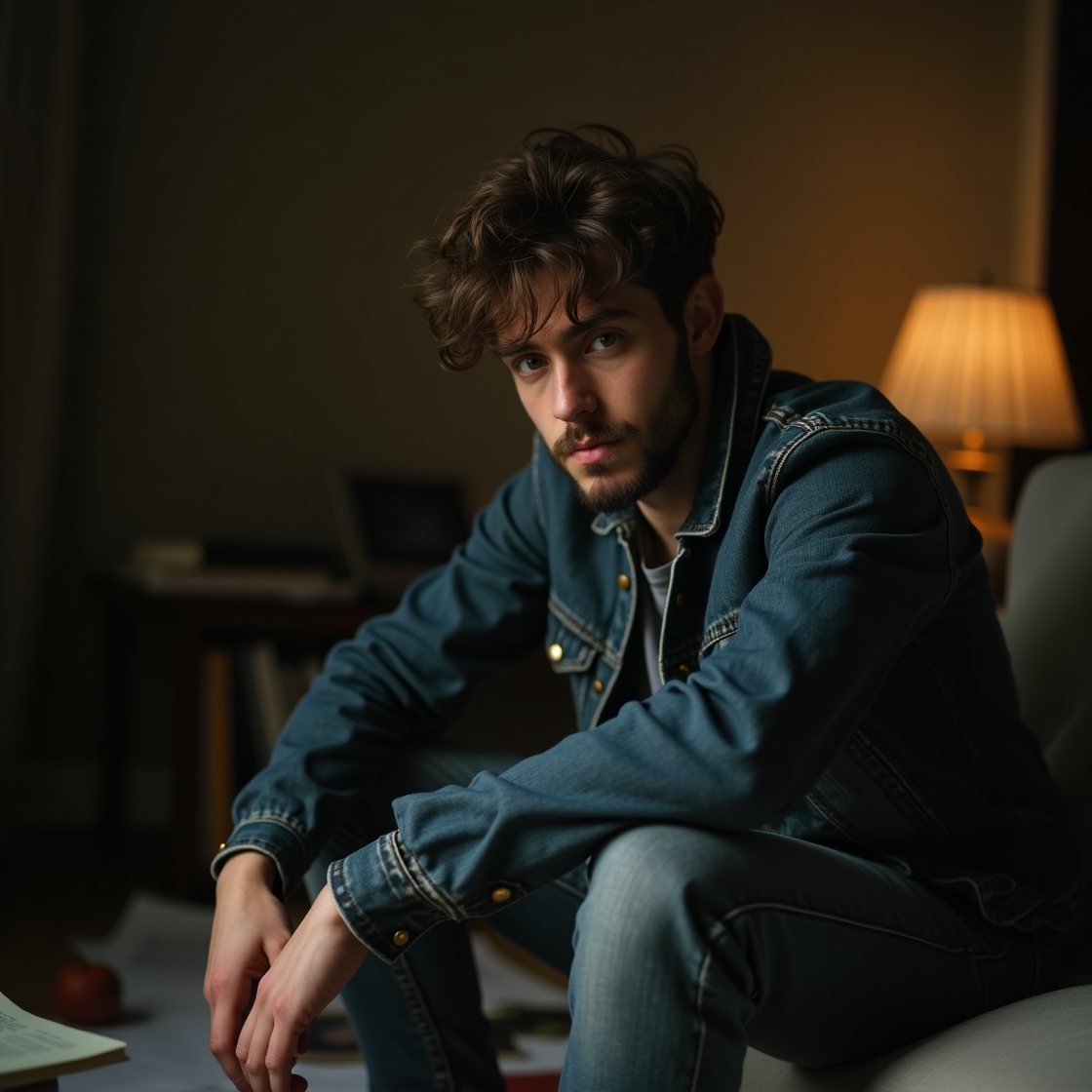 Flux dev a contemplative infj man in his midtwenties to early 1