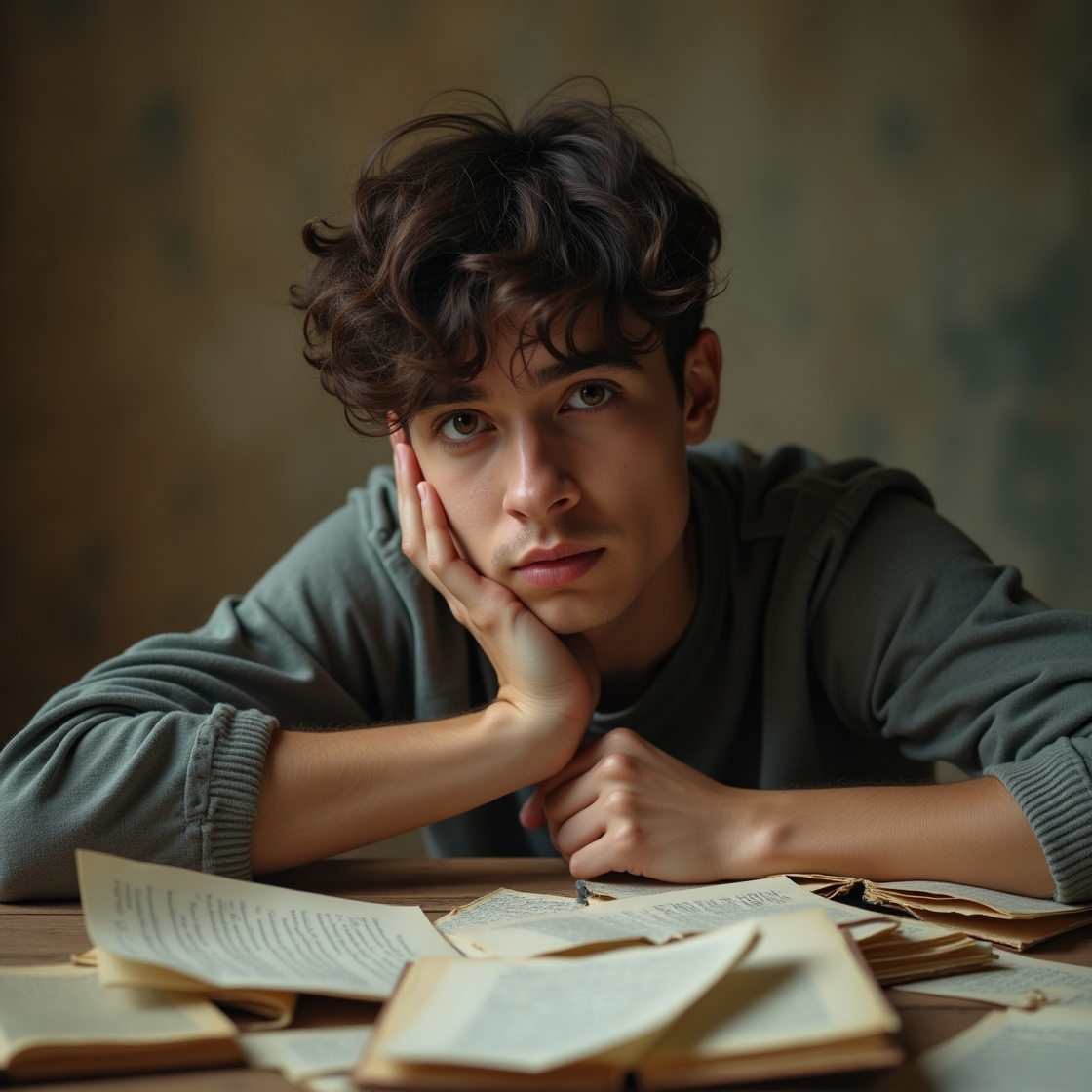 Flux dev a melancholic introspective young man with an infj pe 2