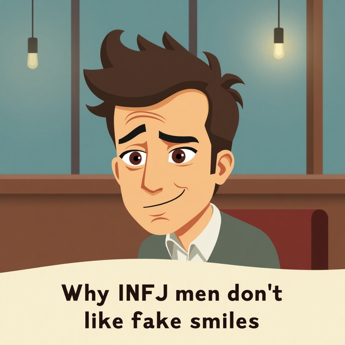 Flux dev a poignant illustration of an infj man with introspec 1