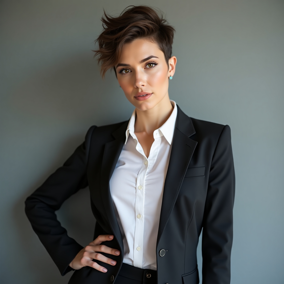 Flux dev a striking entj woman with angular facial features pi 0