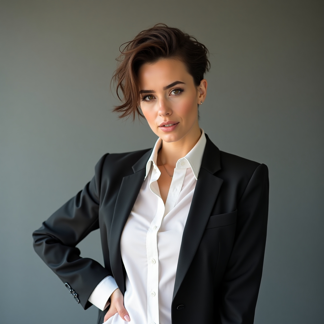 Flux dev a striking entj woman with angular facial features pi 2