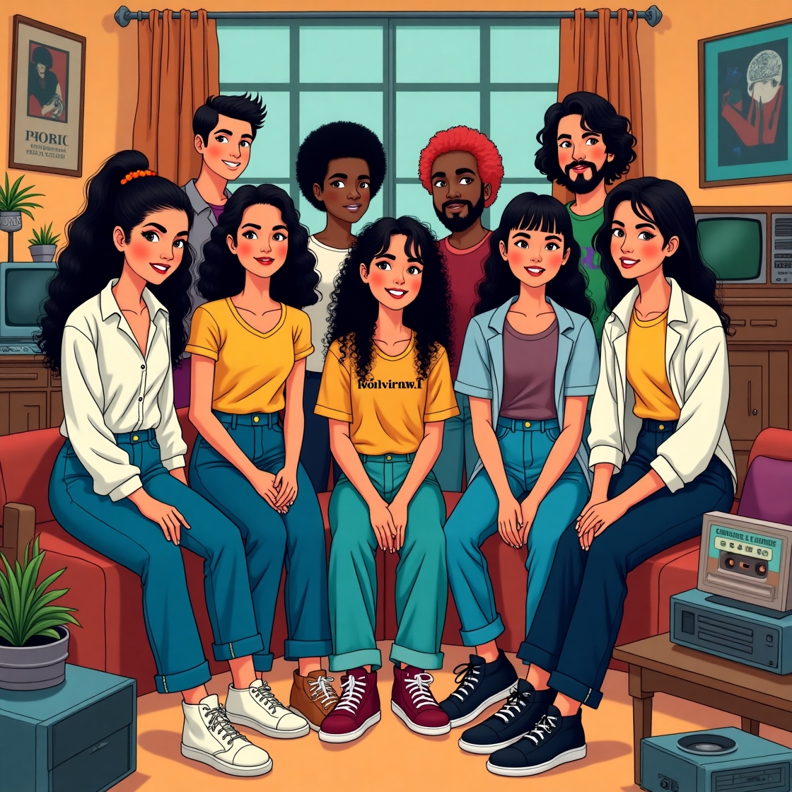Flux dev a vibrant and nostalgic illustration featuring a dive 2