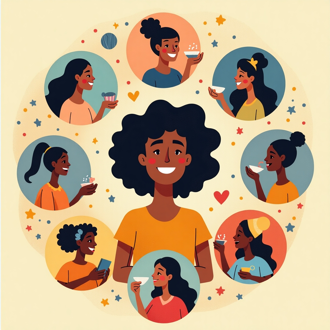 Flux dev a vibrant illustration depicting the concept of moder 1