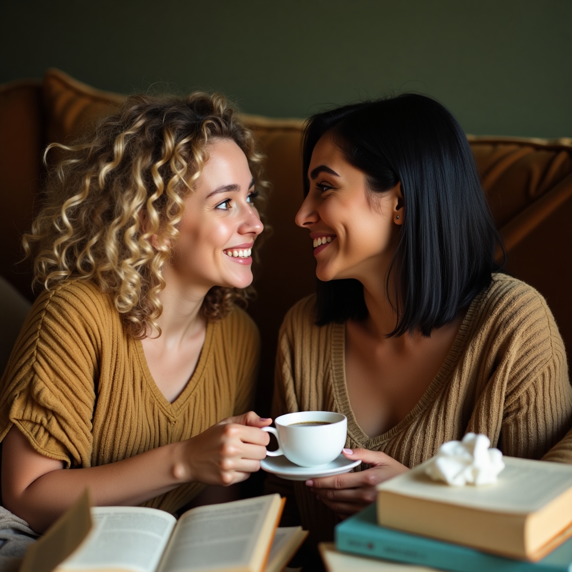 Flux dev a warm and intimate portrait of two women likely in t 0