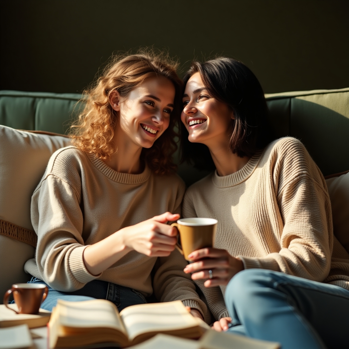 Flux dev a warm and intimate portrait of two women likely in t 2