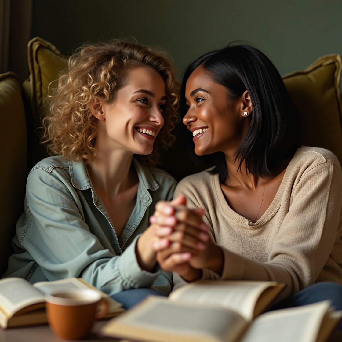 Flux dev a warm and intimate portrait of two women likely in t 3
