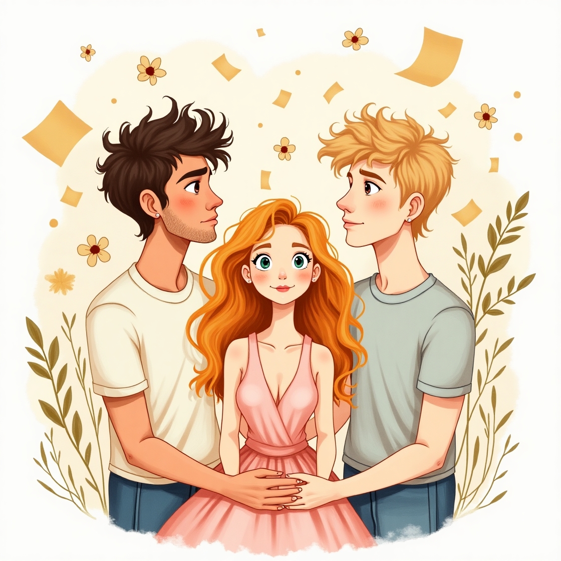Flux dev a whimsical watercolor illustration depicting a roman 0