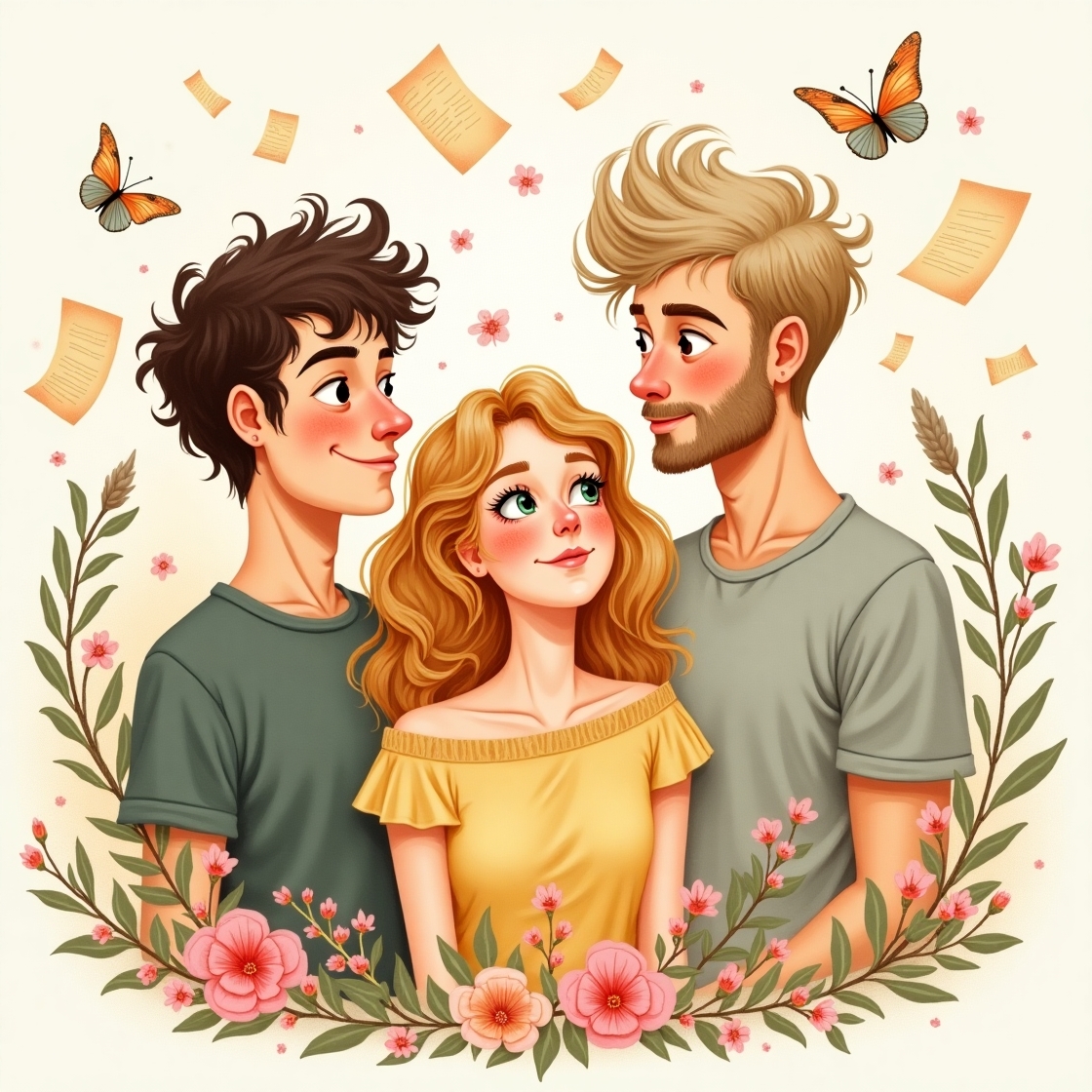 Flux dev a whimsical watercolor illustration depicting a roman 1
