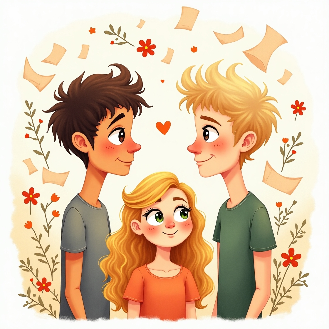Flux dev a whimsical watercolor illustration depicting a roman 2