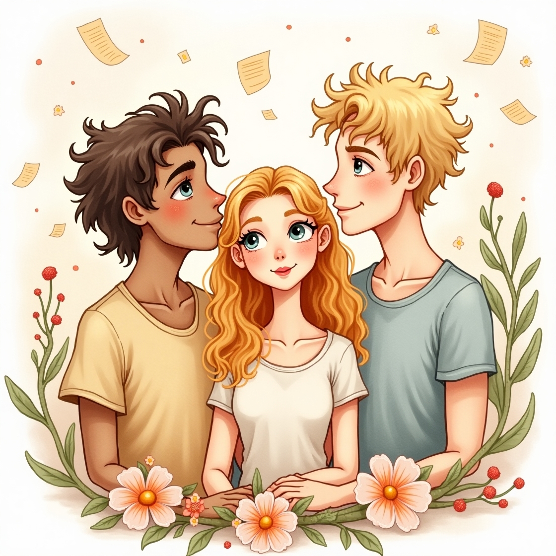 Flux dev a whimsical watercolor illustration depicting a roman 3