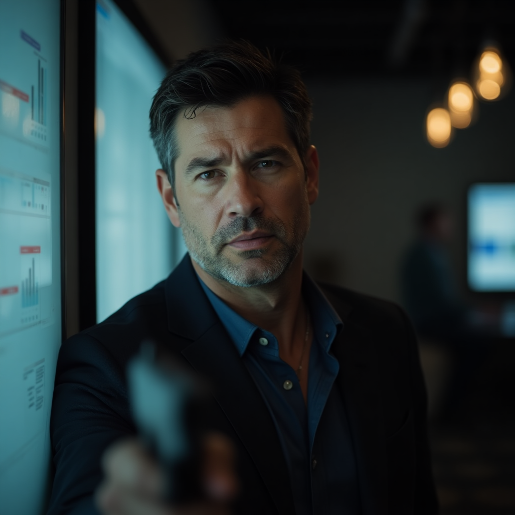 Simed (simedba) {   prompt cinematic portrait of john krasins 014f62a3 b18a 497d 94dc e5816da30940